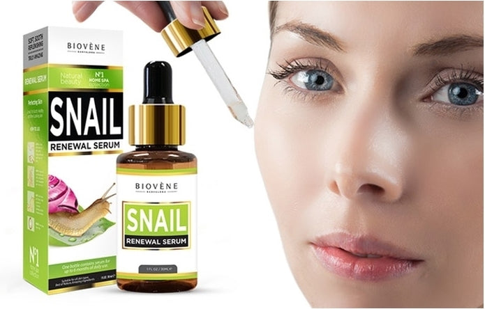 Biovene Smail Renewal Καταπραϋντικό & Αντιγηραντικό Serum Προσώπου με Έκκριμα Σαλιγκαριού & Βιταμίνη C για Αποτοξίνωση & Λάμψη 30ml