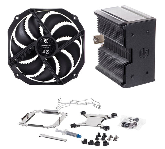 ENDORFY Fortis 5 Processor Air cooler 14 cm Black, Grey, Steel