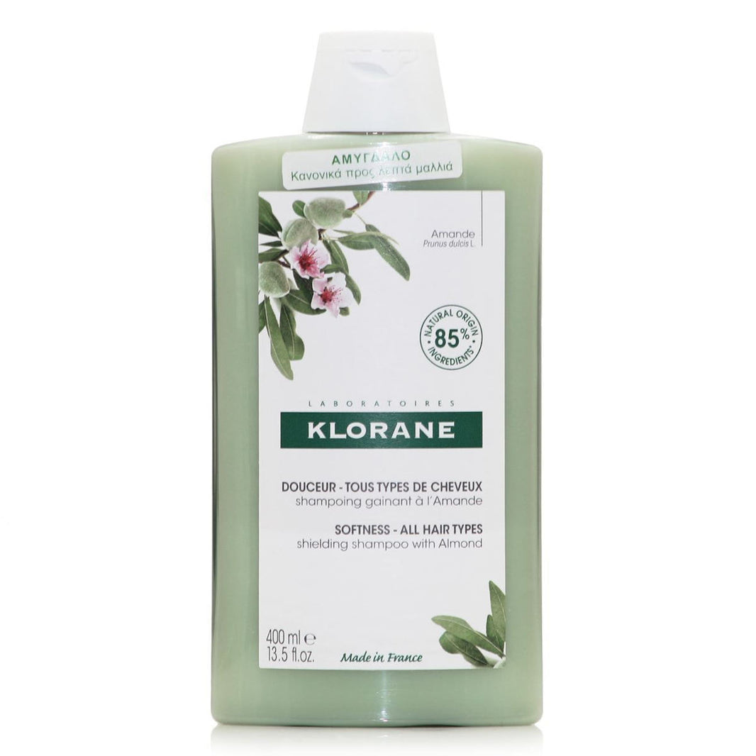 Klorane Almond Softness Shampoo – Σαμπουάν Όγκου & Λείανσης με Αμύγδαλο, 400 ml