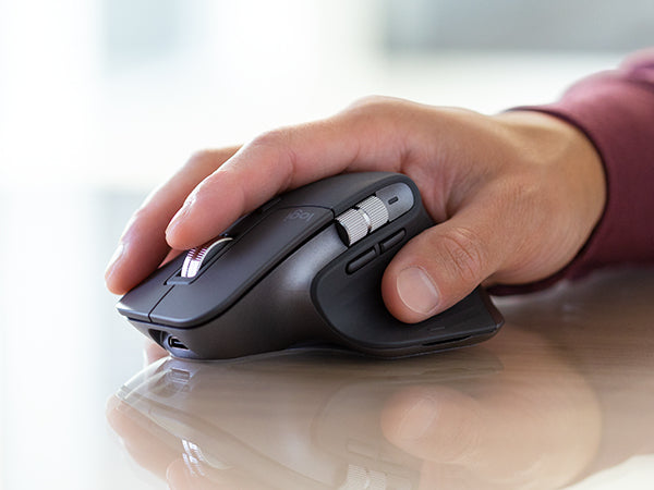 Logitech MX Master 3S For Business Ασύρματο Εργονομικό Bluetooth Ποντίκι Space Gray