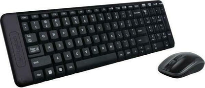 Logitech MK220 Ασύρματο Σετ Πληκτρολόγιο & Ποντίκι Αγγλικό US