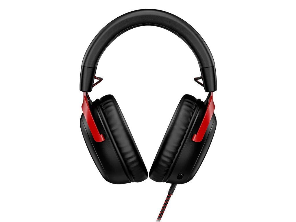 HyperX Cloud III Over Ear Gaming Headset με σύνδεση 3.5mm / USB Μαύρο / Κόκκινο