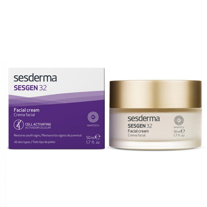 Sesderma Sesgen 32 Κρέμα Προσώπου για Ενυδάτωση, Αντιγήρανση & Σύσφιξη με Ceramides & Προβιοτικά 50ml