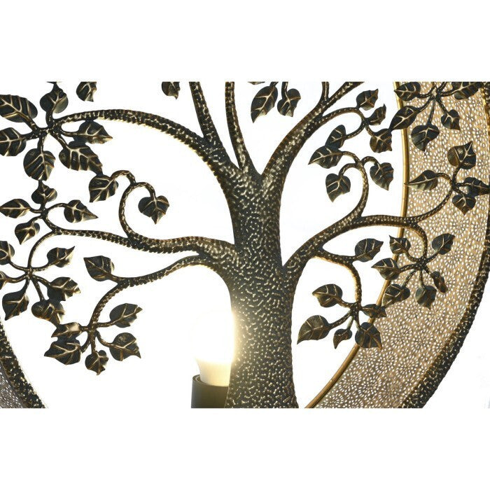 Home Esprit Φωτιστικό Τοίχου DKD Home Decor – Χρυσό Μεταλλικό, E27, 50×50×13 cm