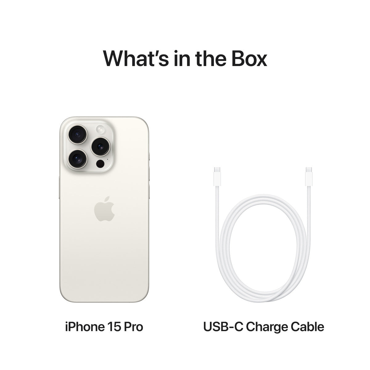 Apple iPhone 15 Pro 256GB - White Titanium