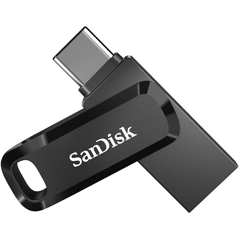 Sandisk Ultra Dual Drive Go 64GB USB 3.1 Stick με σύνδεση USB-A & USB-C Μαύρο