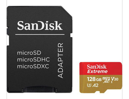 Sandisk Extreme microSDXC 128GB U3 V30 A2 UHS-I 190MB/s με αντάπτορα