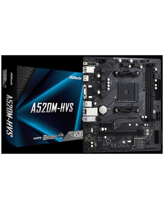 ASRock A520M-HVS Motherboard Micro ATX με AMD AM4 Socket 90-MXBE60-A0UAYZ