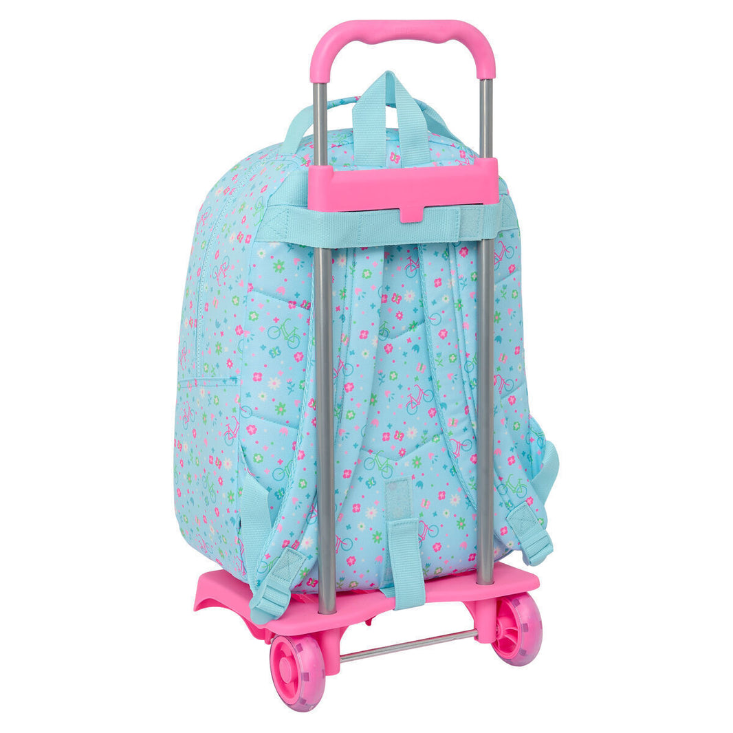 Safta Bicicleta Rolling School Backpack – Μπλε 32×42×15 cm
