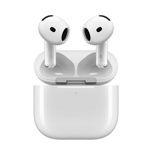 Apple AirPods 4 Earbud Bluetooth Handsfree Ακουστικά με Αντοχή στον Ιδρώτα και Θήκη Φόρτισης Λευκά