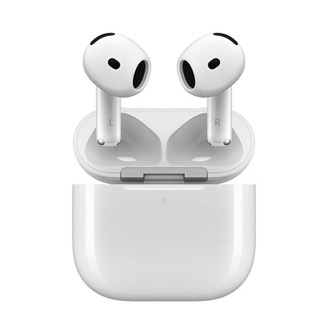 Apple AirPods 4 Earbud Bluetooth Handsfree Ακουστικά με Αντοχή στον Ιδρώτα και Θήκη Φόρτισης Λευκά