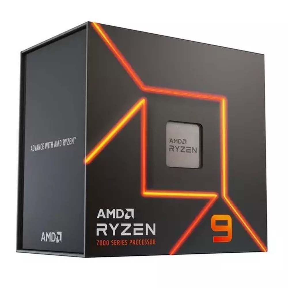 AMD Ryzen 9 7900 3.7GHz Επεξεργαστής 12 Πυρήνων για Socket AM5 σε Κουτί με Ψύκτρα