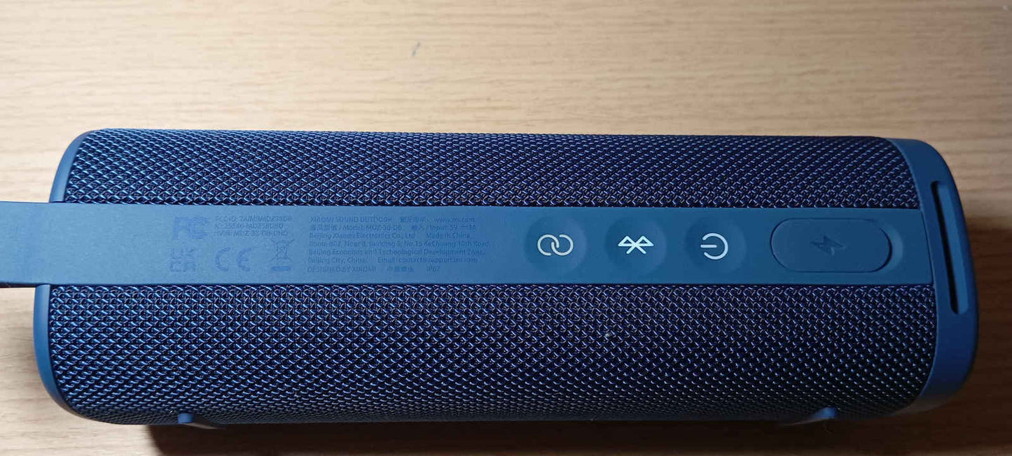 Xiaomi Sound Outdoor Αδιάβροχο Ηχείο Bluetooth 30W με Διάρκεια Μπαταρίας έως 12 ώρες Μαύρο
