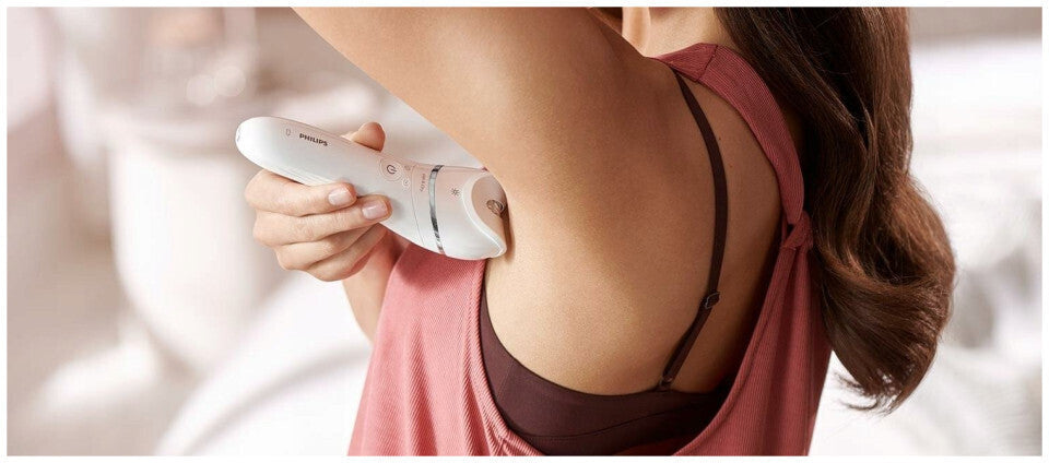 Philips Series 8000 Αποτριχωτική Μηχανή Epilator για Σώμα & Μπικίνι BRE721/00