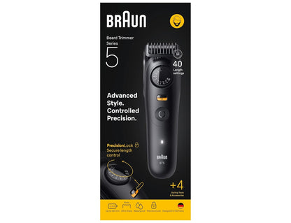 Braun Επαναφορτιζόμενη Κουρευτική Μηχανή Μαύρη BT5520