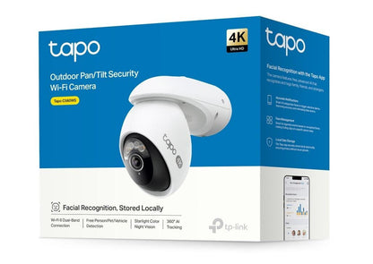 TP-LINK TAPO C560WS v1 IP Κάμερα Παρακολούθησης Wi-Fi 4K Αδιάβροχη με Ηχείο και Φακό 4mm