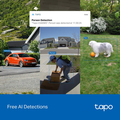 TP-LINK TAPO C560WS v1 IP Κάμερα Παρακολούθησης Wi-Fi 4K Αδιάβροχη με Ηχείο και Φακό 4mm