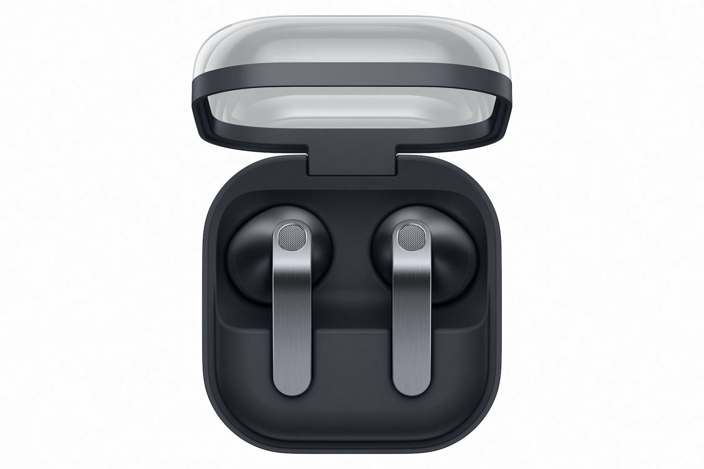 Samsung Galaxy Buds4 Bluetooth Handsfree Ακουστικά με Αντοχή στον Ιδρώτα και Θήκη Φόρτισης Μαύρα