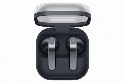 Samsung Galaxy Buds4 Bluetooth Handsfree Ακουστικά με Αντοχή στον Ιδρώτα και Θήκη Φόρτισης Μαύρα