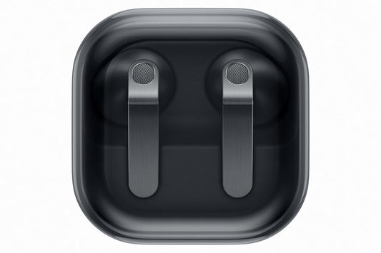 Samsung Galaxy Buds4 Bluetooth Handsfree Ακουστικά με Αντοχή στον Ιδρώτα και Θήκη Φόρτισης Μαύρα