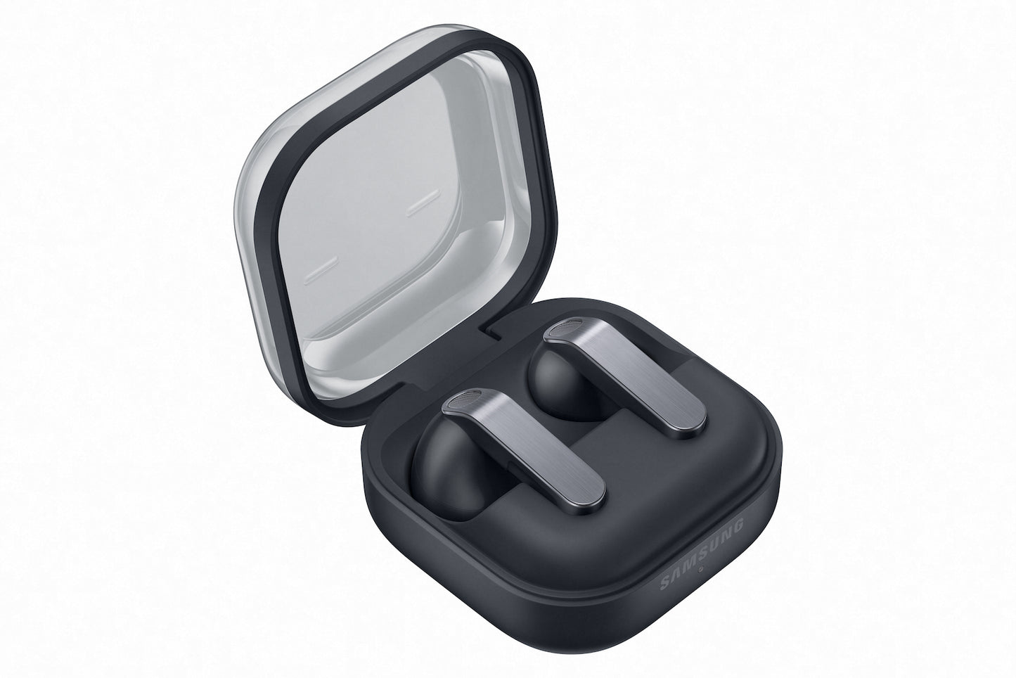 Samsung Galaxy Buds4 Bluetooth Handsfree Ακουστικά με Αντοχή στον Ιδρώτα και Θήκη Φόρτισης Μαύρα