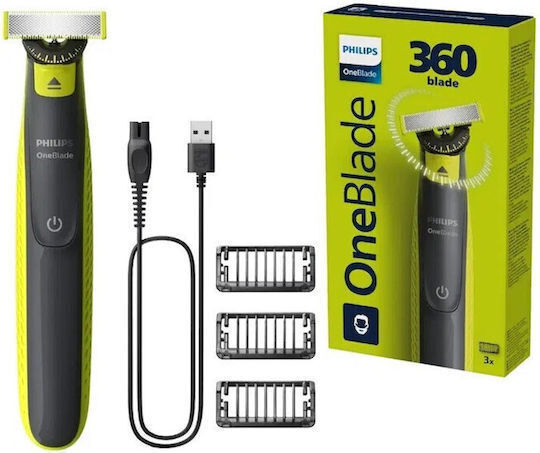 Philips Oneblade QP2724/23 Ξυριστική Μηχανή Προσώπου Επαναφορτιζόμενη