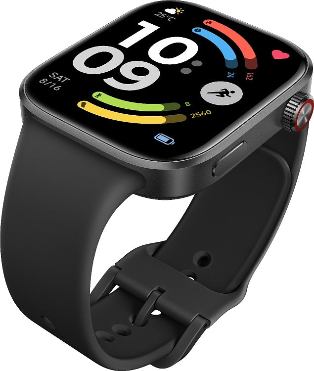 Xiaomi Redmi Watch 6 Aluminium 46mm με Παλμογράφο (Obsidian Black)