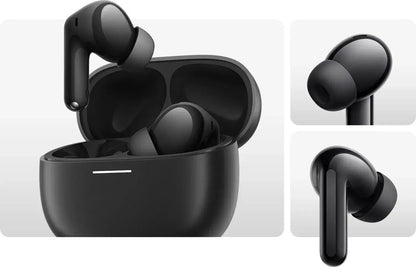 Xiaomi Redmi Buds 8 Bluetooth Handsfree Ακουστικά με Αντοχή στον Ιδρώτα και Θήκη Φόρτισης Μαύρα