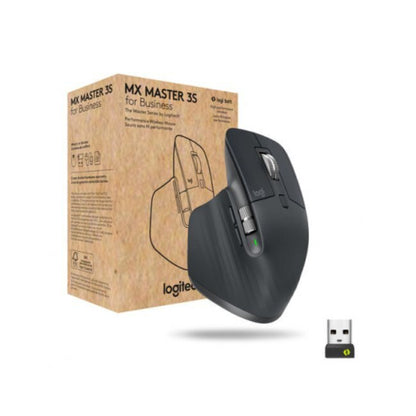Logitech MX Master 3S For Business Ασύρματο Εργονομικό Bluetooth Ποντίκι Space Gray