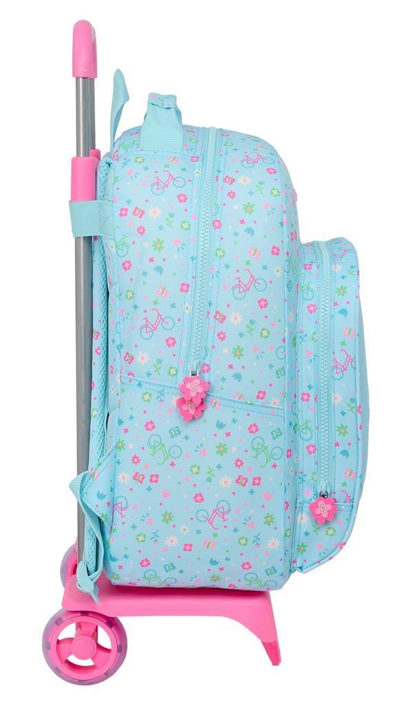 Cartable À Roulettes Safta Bicicleta Bleu 32 × 42 × 15 cm