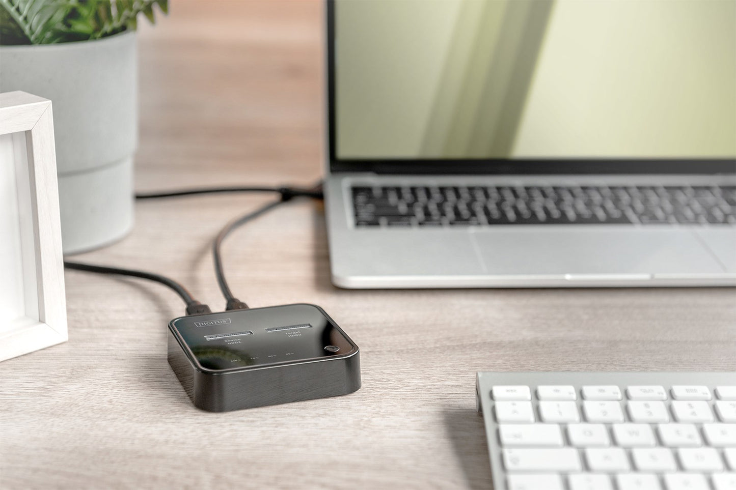 Digitus Dual M.2 NVMe SSD Docking Station with Offline Clone Function, USB-C™