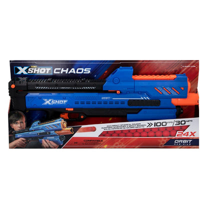 X‑Shot Chaos® Orbit Foam Ball Blaster – Πιστόλι με Υψηλή Ταχύτητα Βολής