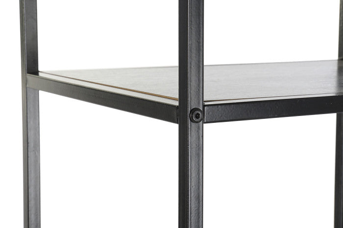 DKD Home Decor Μεταλλική Εταζέρα Μαύρη 90×33×180 cm
