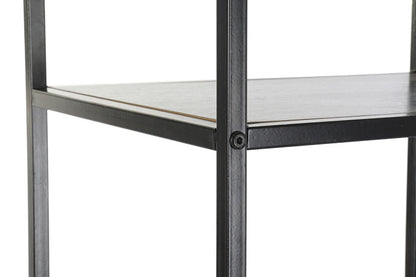 DKD Home Decor Μεταλλική Εταζέρα Μαύρη 90×33×180 cm