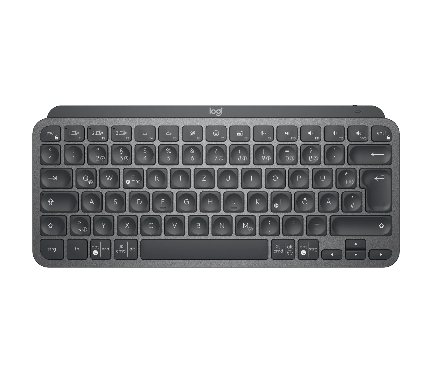 Logitech MX Keys Mini Ασύρματο Πληκτρολόγιο Μαύρο DE