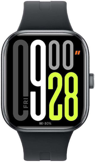 Xiaomi Redmi Watch 5 Aluminium 48mm Αδιάβροχο με Παλμογράφο (Obsidian Black)